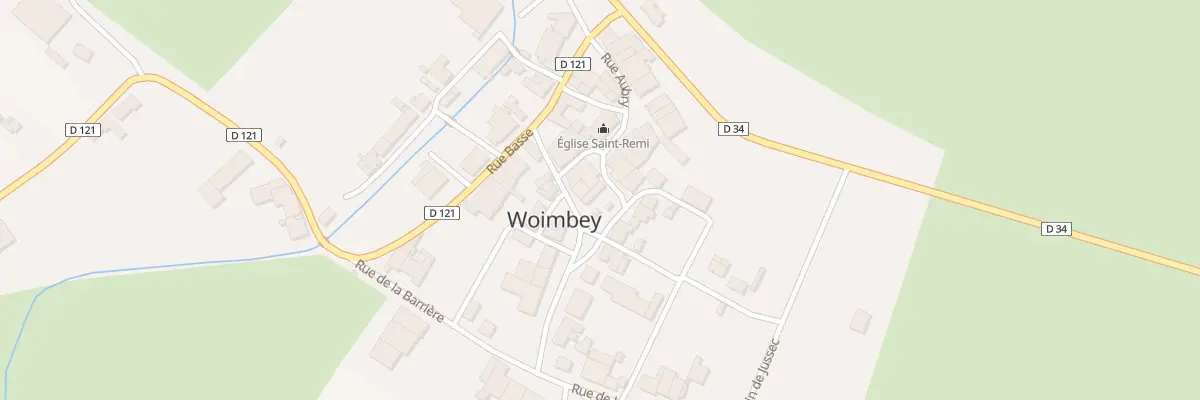 Plan du 9 Rue Haute à Woimbey