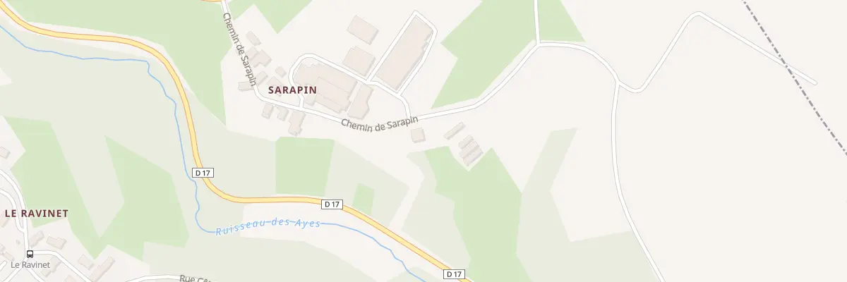 Plan du 330 Che de Sarapin à Val-de-Virieu
