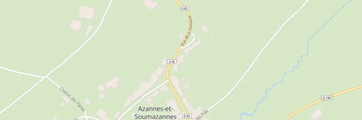 Plan du 6T Rue de la Fontaine à Azannes-et-Soumazannes