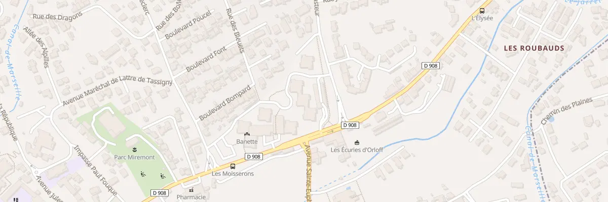 Plan du 89C Av Pasteur à Plan-de-Cuques