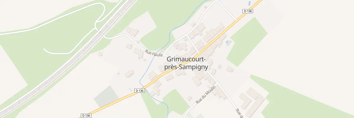 Plan du 34 Gr Grande Rue à Grimaucourt-près-Sampigny