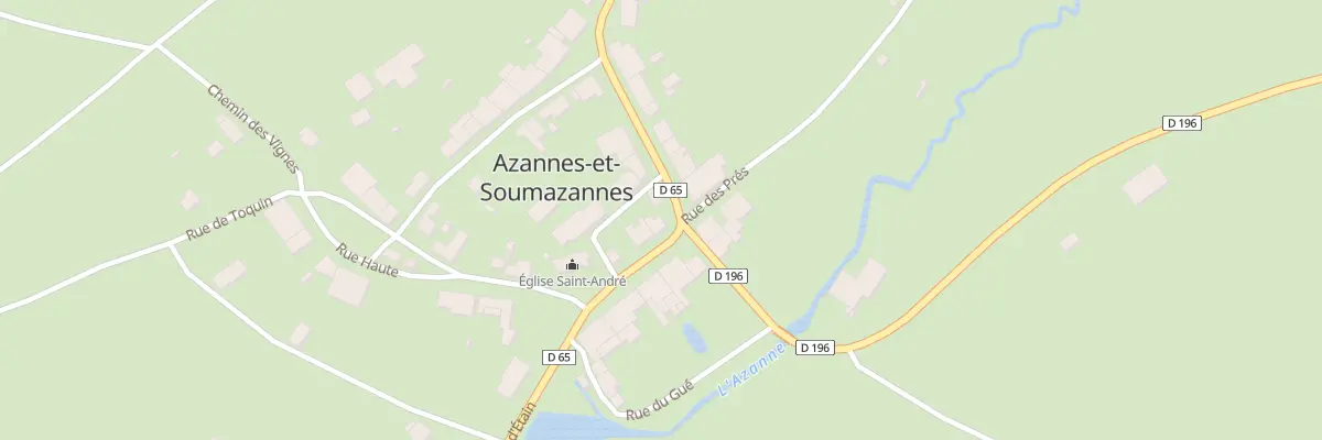 Plan du 5 Rue de la Libération à Azannes-et-Soumazannes