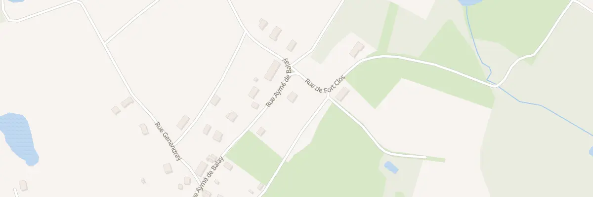 Plan du 13 Rue Aymé de Balay à Balaiseaux