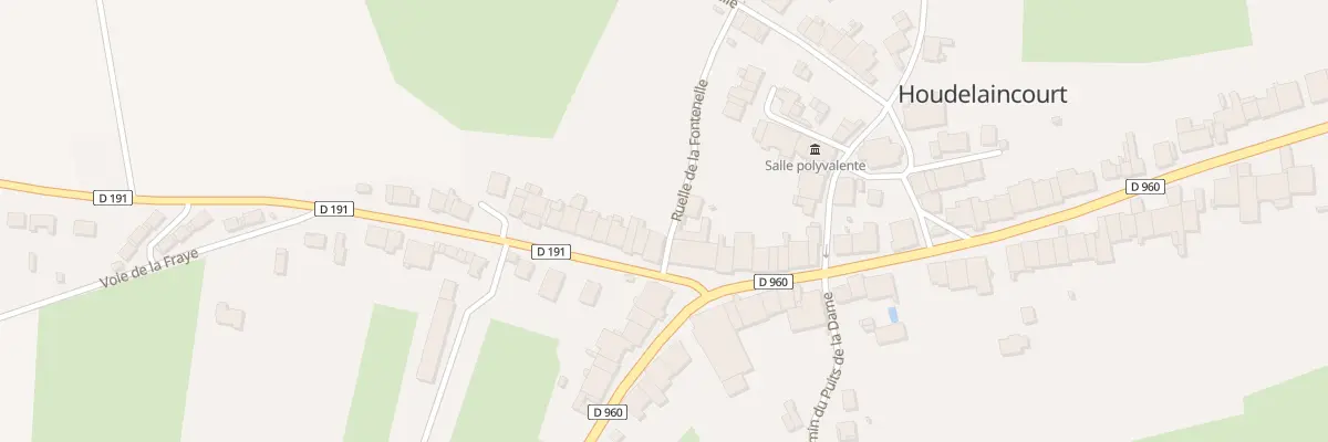Plan du 2 Rue de la Maix à Houdelaincourt