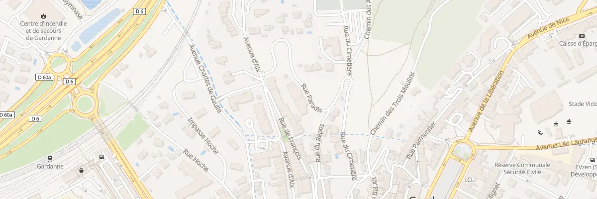 Plan du 180 Rue Paradis à Gardanne