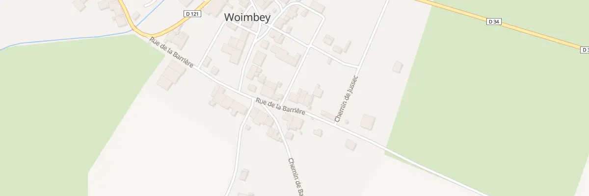 Plan du 13 Rue de la Barrière à Woimbey