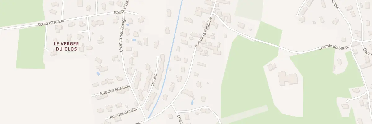 Plan du 210 Rue de la Fontaine à Beaucroissant