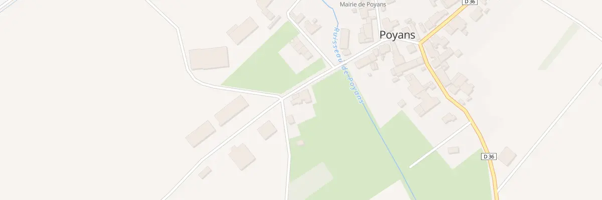 Plan du 6 Rue du Pontot à Poyans