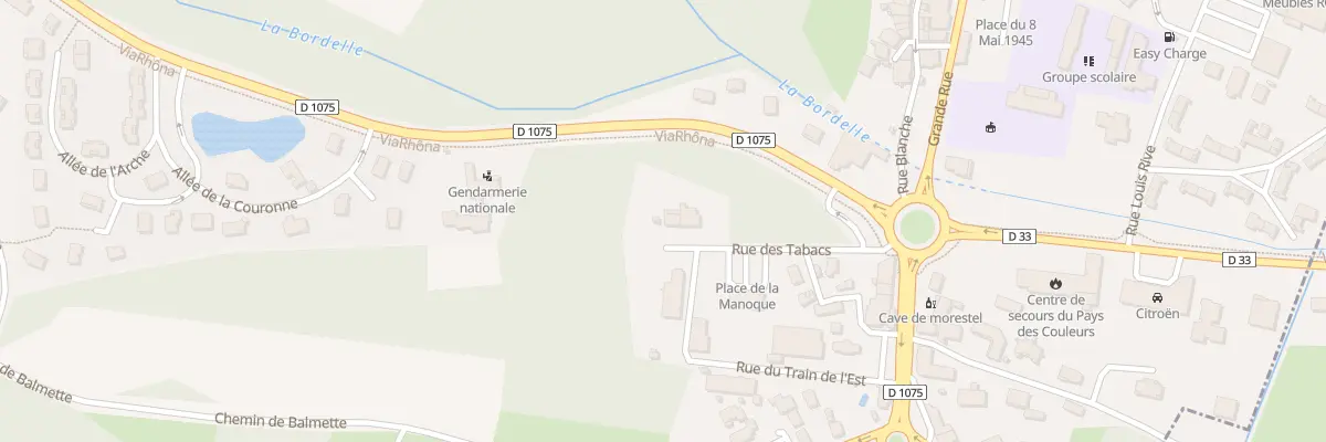 Plan du 164 Rue des Tabacs à Morestel