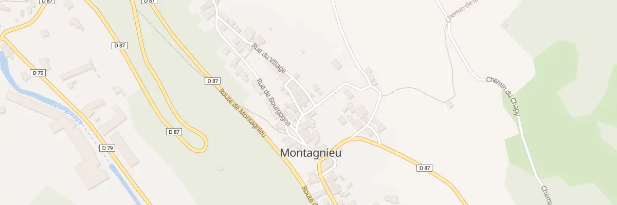 Plan du 57 Rue du Village à Montagnieu