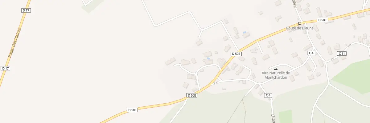 Plan du 82 Che des Micouds à Oyeu