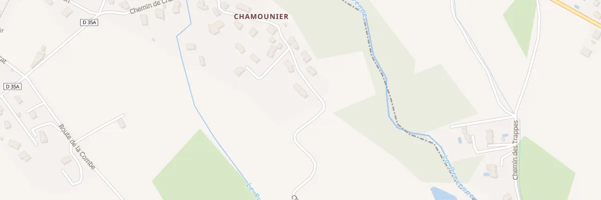 Plan du 6061 Che de Chamounier à Rovon