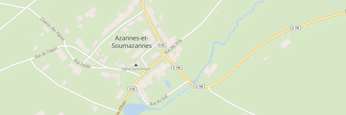 Plan du 2 Rue des Prés à Azannes-et-Soumazannes
