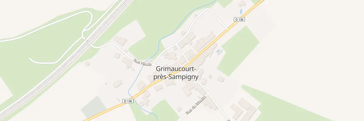 Plan du 28 Gr Grande Rue à Grimaucourt-près-Sampigny