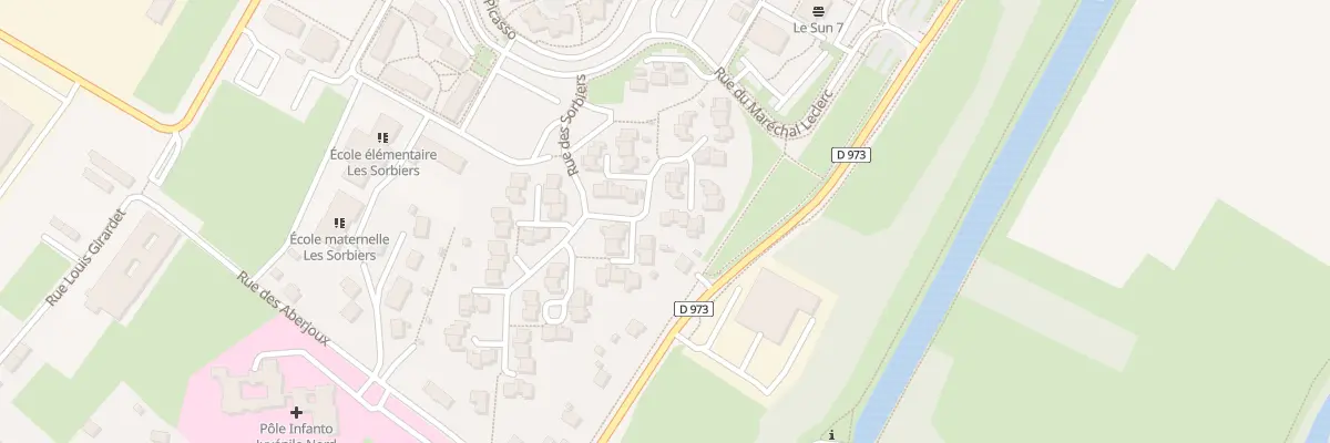 Plan du 41 Rue des Sorbiers à Dole