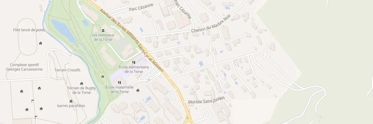 Plan du 65 Che du Petit Castel à Aix-en-Provence