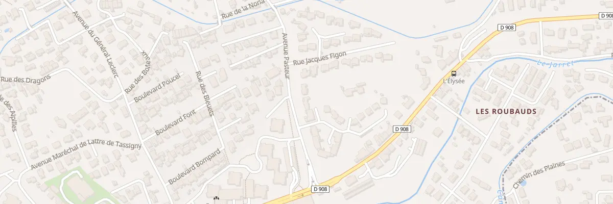 Plan du 5283F Av Pasteur à Plan-de-Cuques