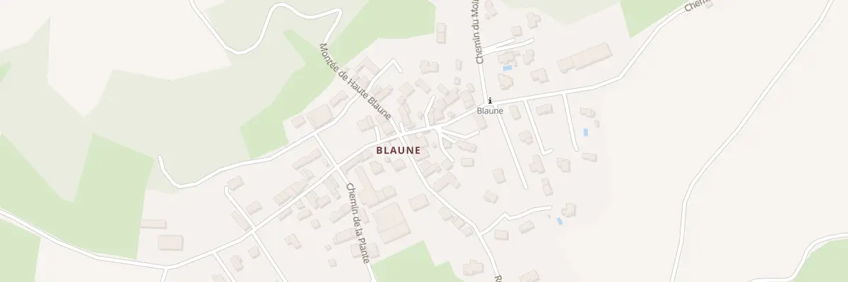 Plan du 720 Rte de Blaune à Oyeu