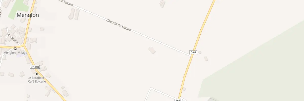 Plan du 410 Che de Lazare à Menglon