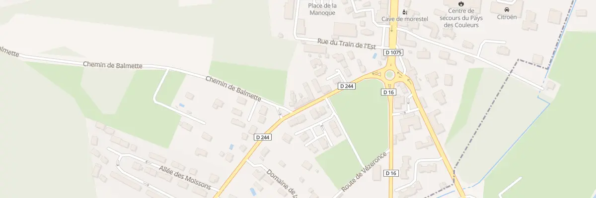 Plan du 164 Rte de Sermérieu à Morestel