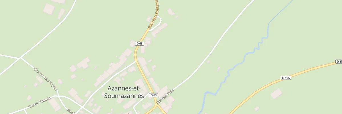 Plan du 20 Rue de la Libération à Azannes-et-Soumazannes