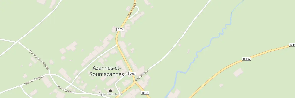 Plan du 18 Rue de la Libération à Azannes-et-Soumazannes
