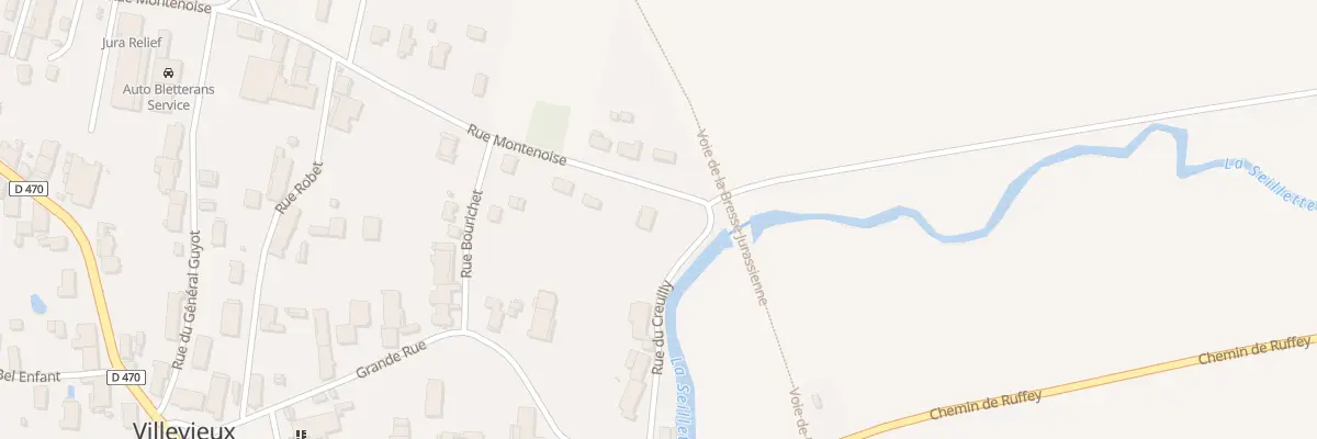 Plan du 516 Rue Montenoise à Villevieux