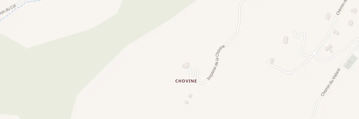 Plan du 5077 Chovine à Beaumont-en-Diois