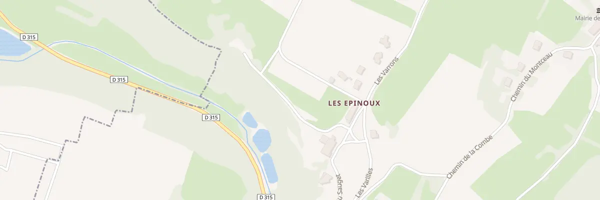 Plan du 20 Les Epinoux à Rotalier