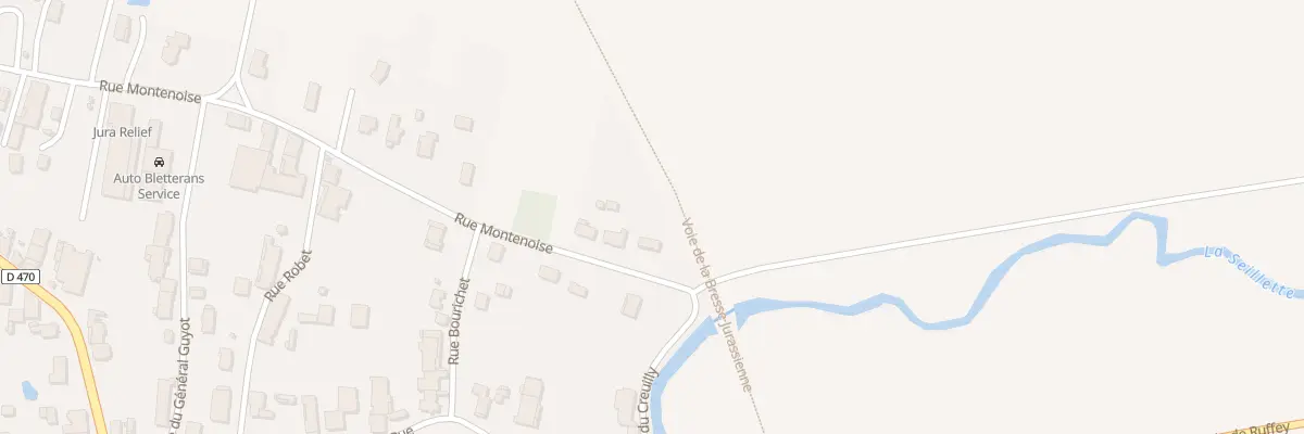 Plan du 609 Rue Montenoise à Villevieux