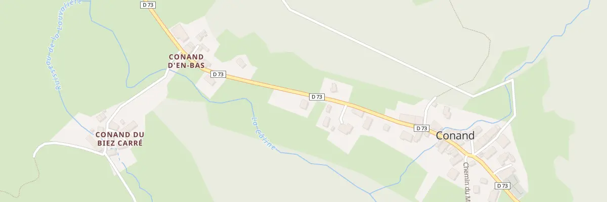 Plan du 437 Rte de la Caline à Conand