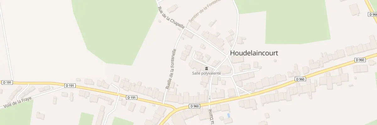 Plan du 3 Rue de la Fontenelle à Houdelaincourt