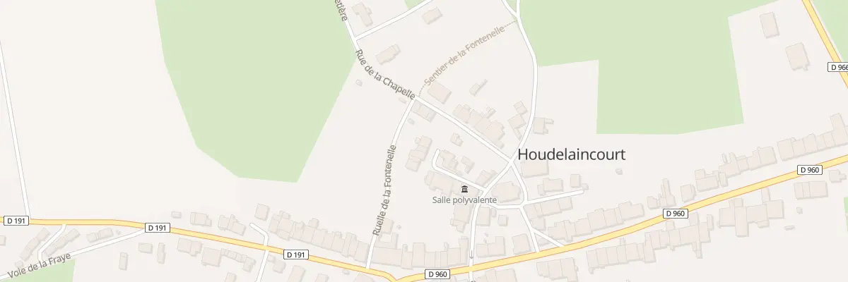 Plan du 6 Rue de la Fontenelle à Houdelaincourt