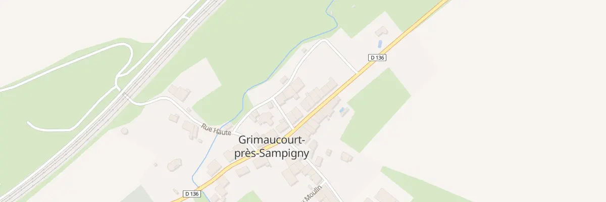Plan du 22 Gr Grande Rue à Grimaucourt-près-Sampigny