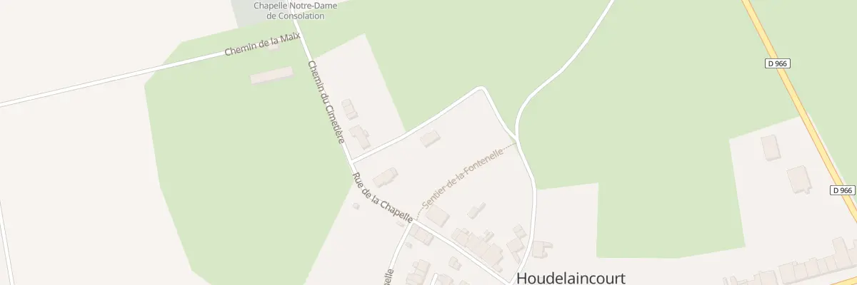 Plan du 6 Che du Bas de Regeval à Houdelaincourt
