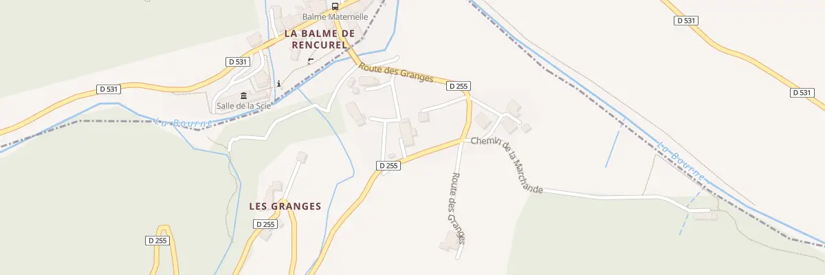 Plan du 2065 Rte des Granges à Saint-Julien-en-Vercors