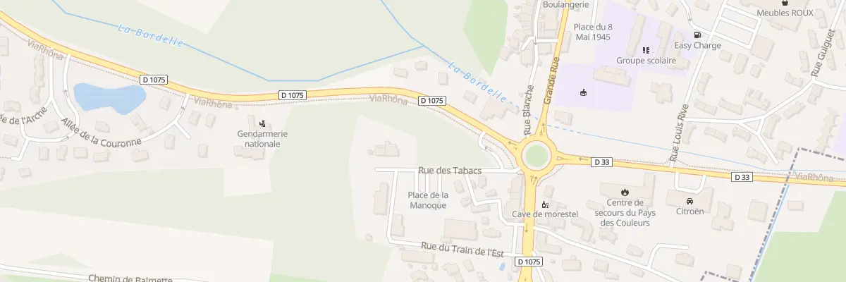 Plan du 130 Rue des Tabacs à Morestel