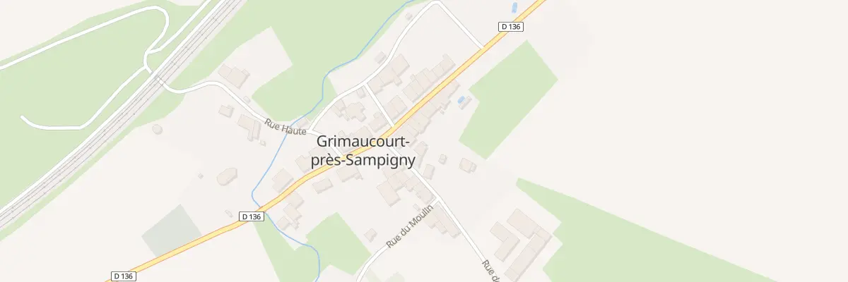 Plan du 21 Grande Rue à Grimaucourt-près-Sampigny