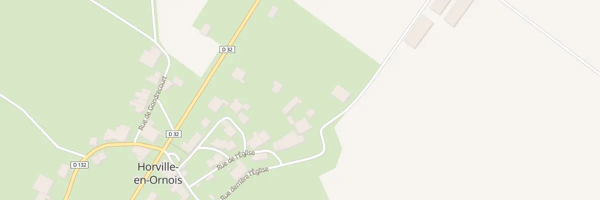 Plan du 7 Rue de l’Eglise à Horville-en-Ornois