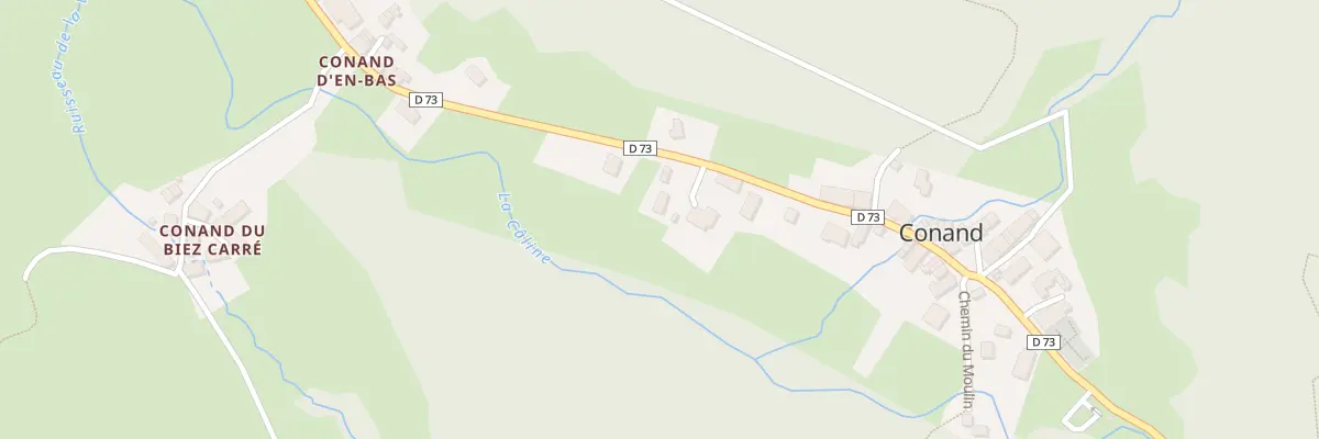 Plan du 387 Rte de la Caline à Conand