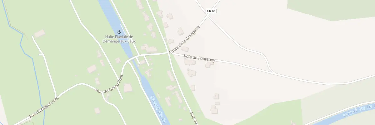 Plan du 2 Cr de la Voie de Fontenoy à Demange-Baudignécourt