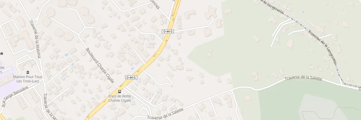 Plan du 68 Rte d’Enco de Botte à Marseille 12e Arrondissement