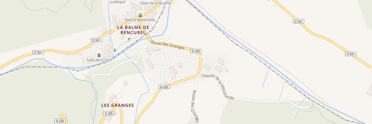 Plan du 2165 Rte des Granges à Saint-Julien-en-Vercors