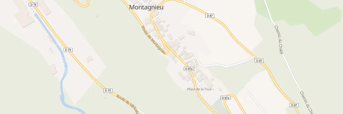 Plan du 5083 Les Poulettes à Montagnieu