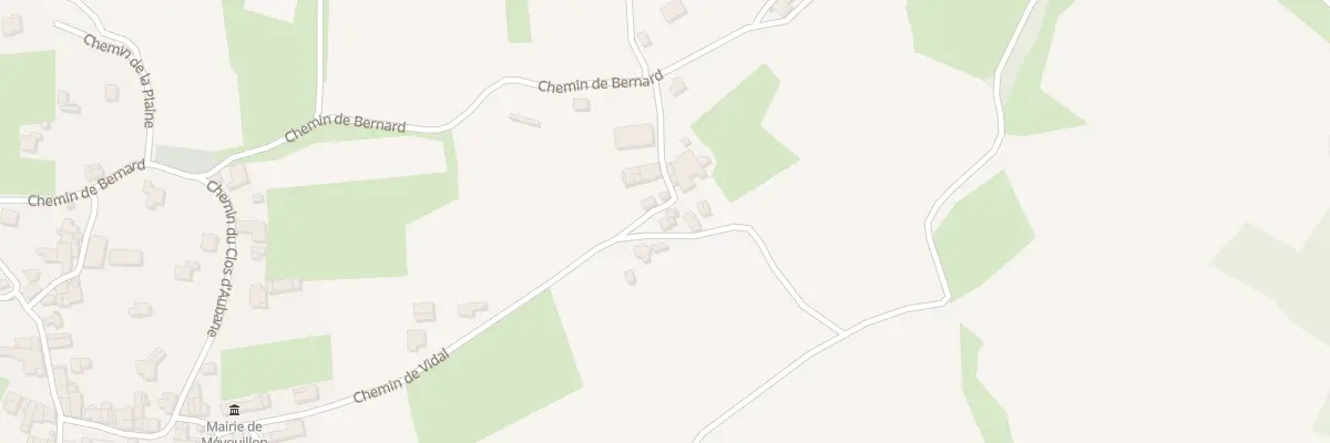 Plan du 6 Che Vidal à Mévouillon