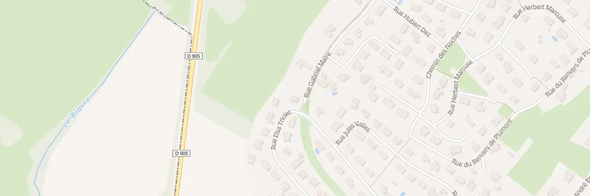 Plan du 41 Rue Elsa Triolet à Bletterans