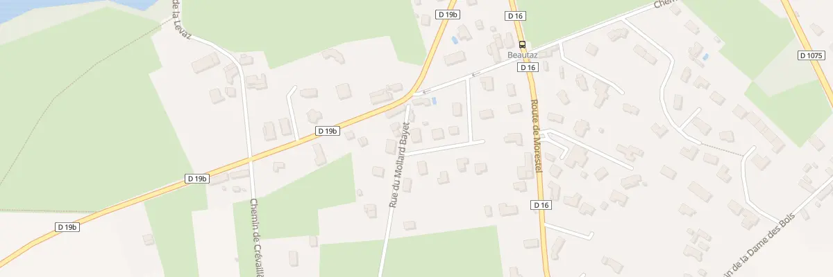 Plan du 230 Rue du Mollard Bayet à Vézeronce-Curtin