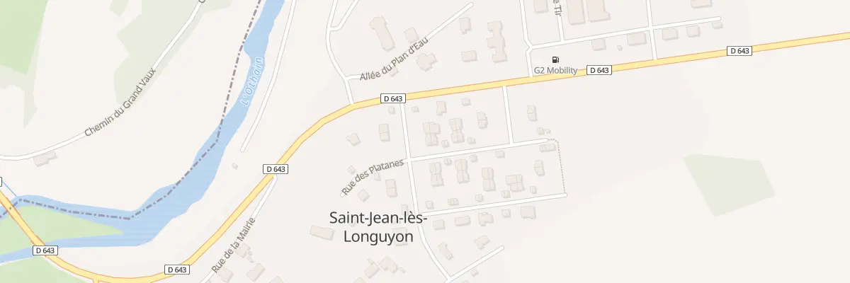 Plan du 14 Rue des Platanes à Saint-Jean-lès-Longuyon