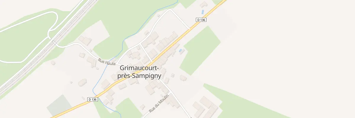 Plan du 11 Gr Grande Rue à Grimaucourt-près-Sampigny