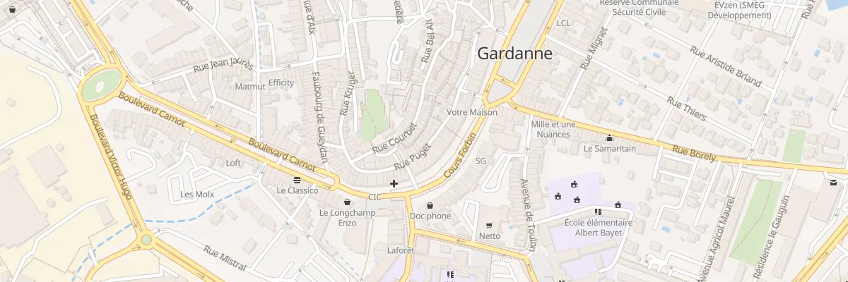 Plan du 26 Rue Puget à Gardanne